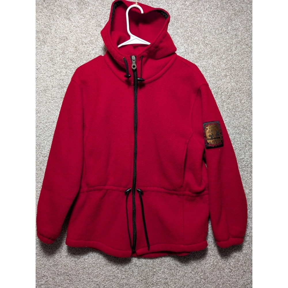 Woolrich Hooded Jacket Sweater Mens Size Small Vintage Made in USA